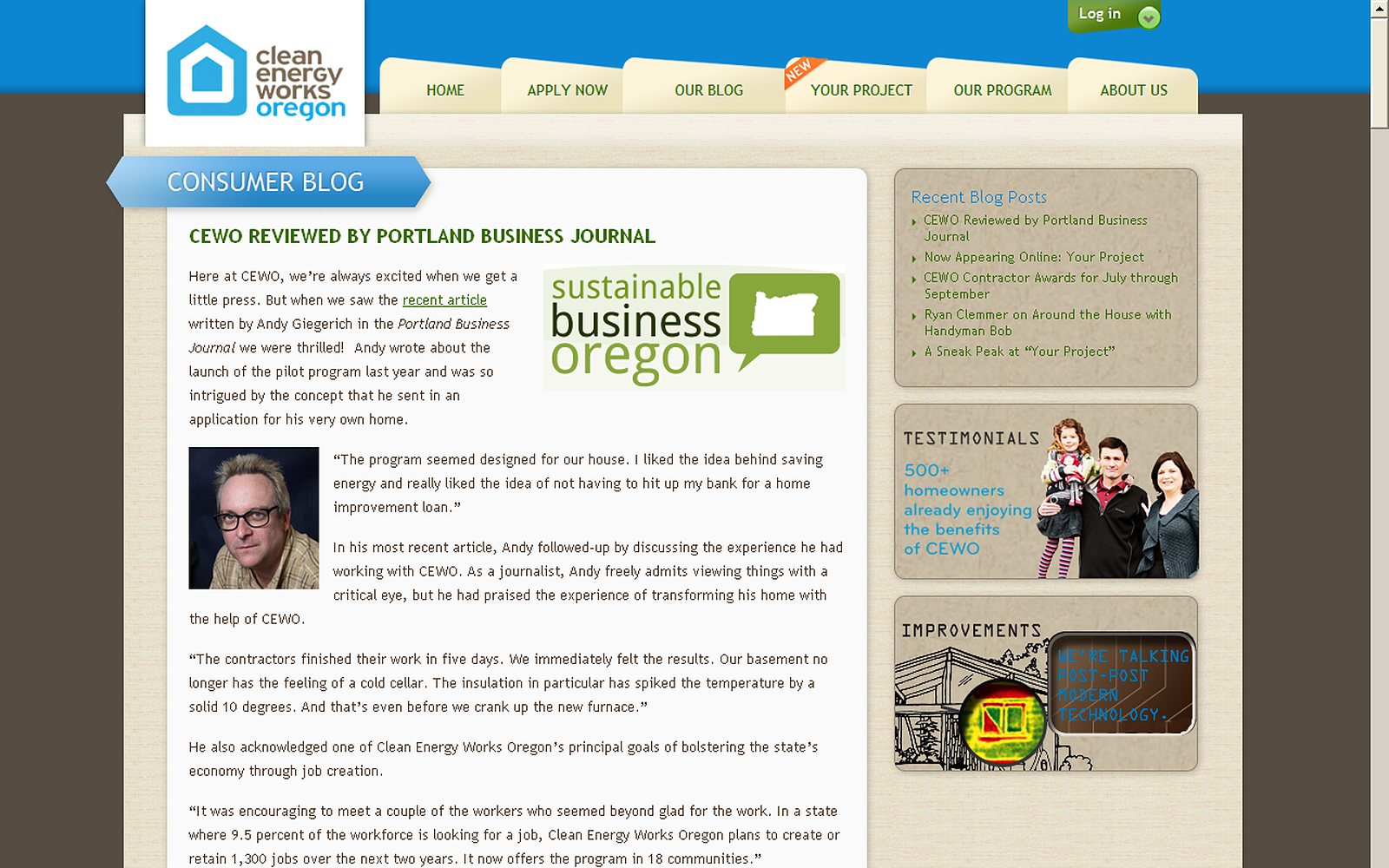 Clean Energy Works Oregon screenshot 2