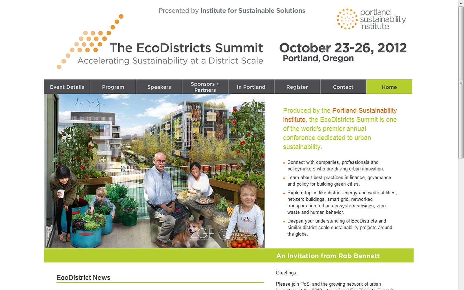 EcoDistricts Summit screenshot 1