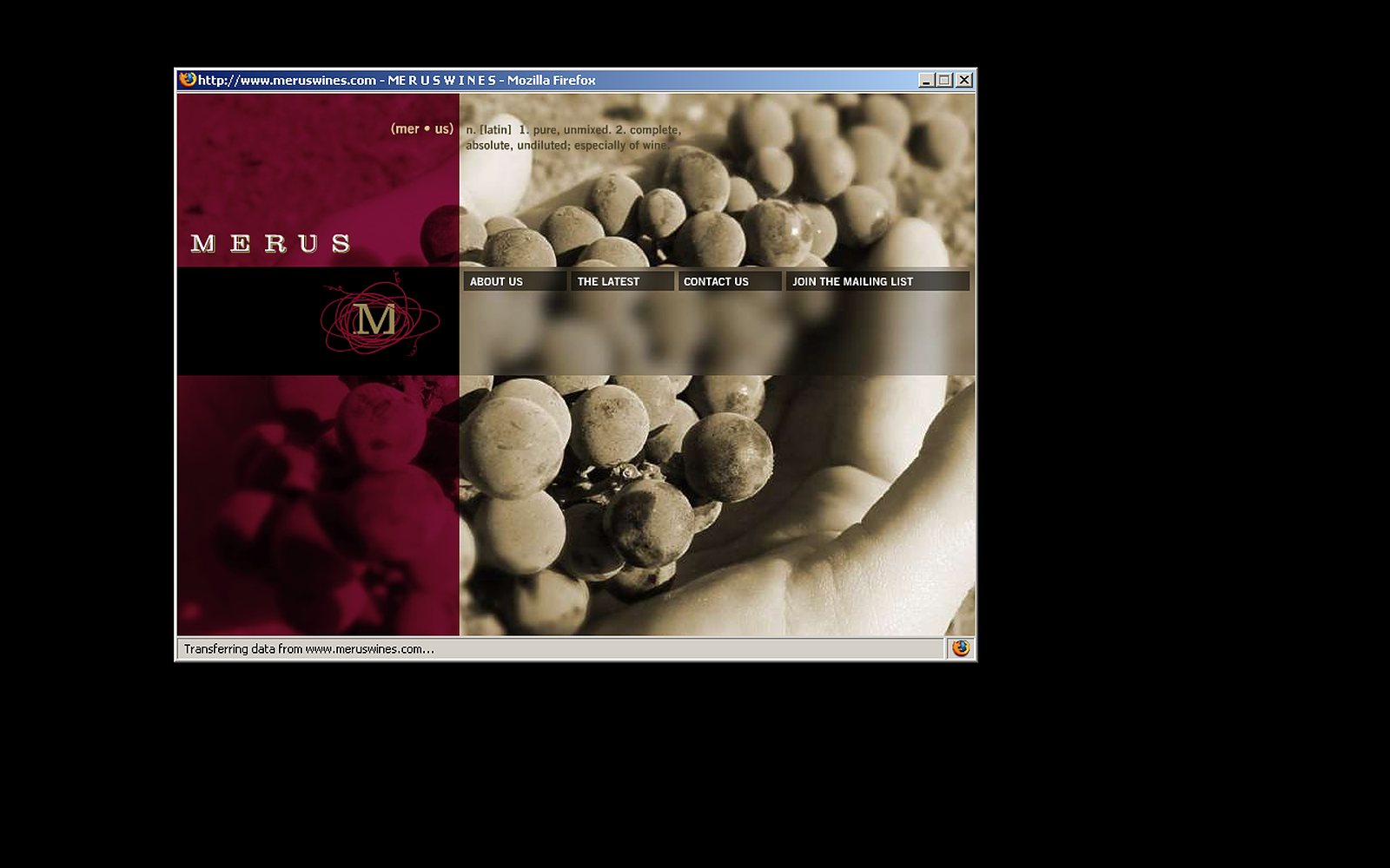 Merus Wines screenshot 2