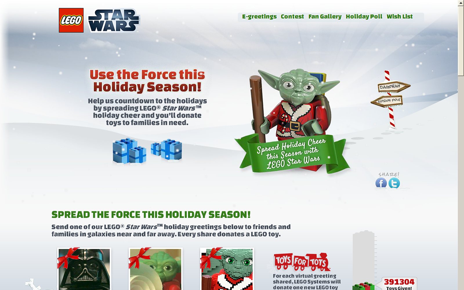LEGO Star Wars — Santa Yoda screenshot 1